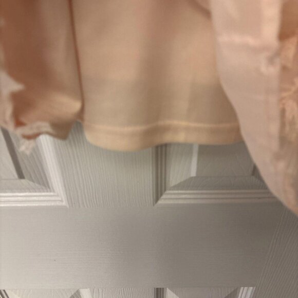 Women's Pink Dreams Ruffle Cocktail Dress. Size M. Adjustable Straps. Lined. - Picture 4 of 8